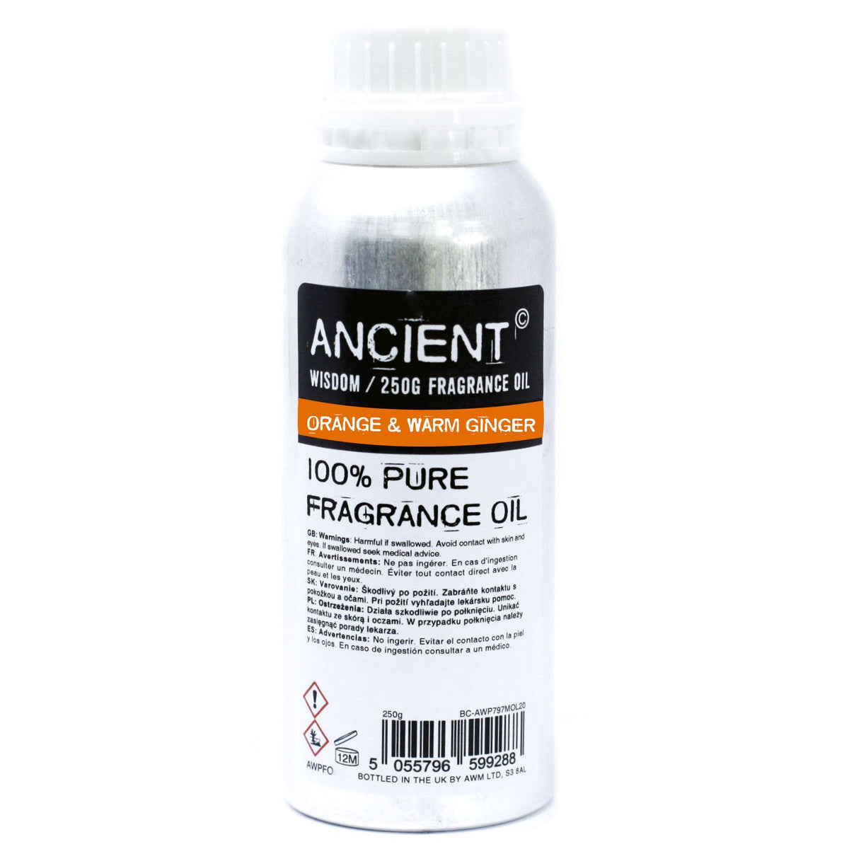 Orange & Warm Ginger Fragrance Oil 250g – view 2