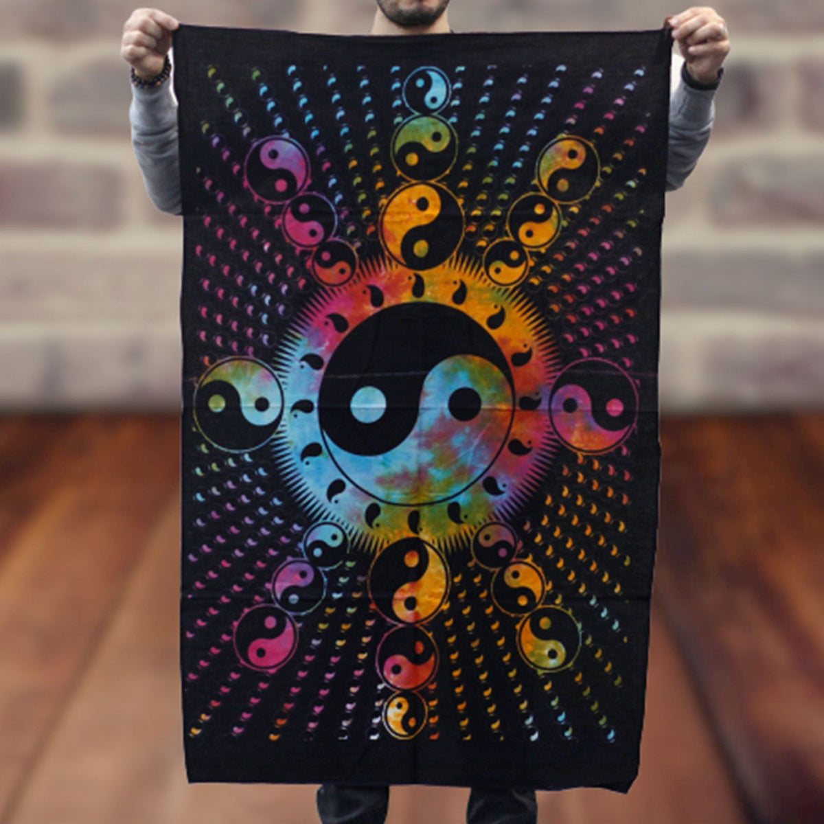 Cotton Wall Art (78x112cm) - Yin Yang – view 3