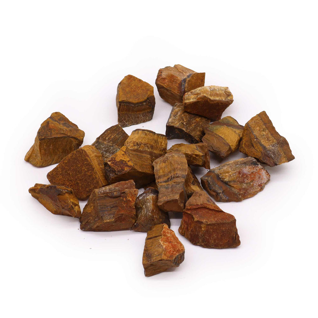 Raw Tiger Eye Crystal Chunks, 500g