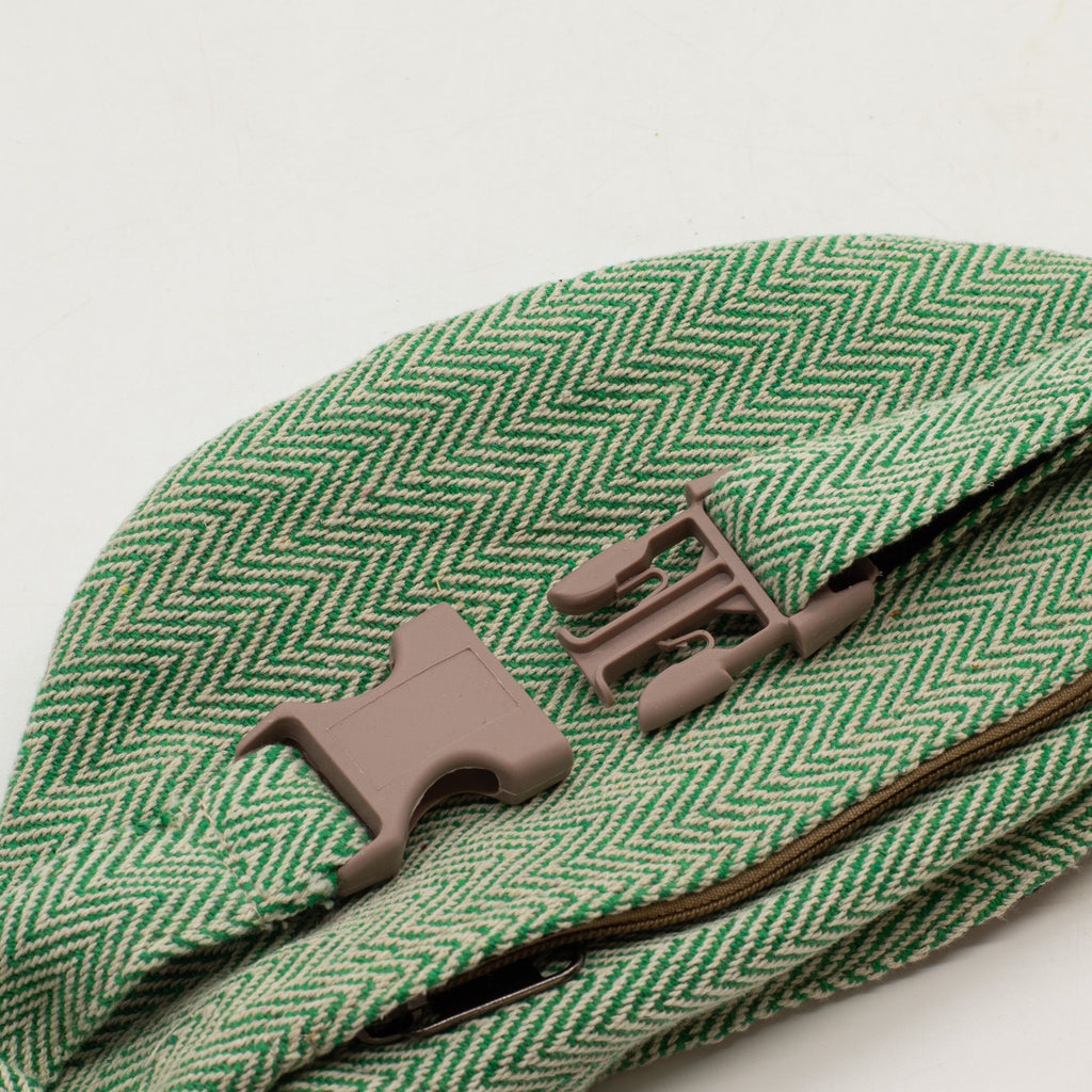 Cotton Hemp Style Belt (or Fanny) Bag - Sage – view 6