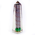 Orgonite Obelisk, Green Aventurine, 110x30mm