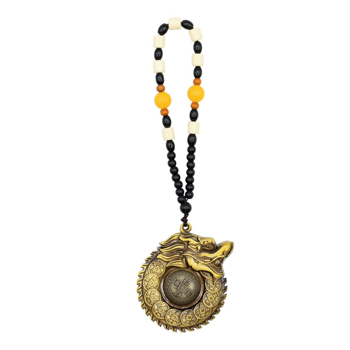 Feng Shui Hanging Charm, Dragon and Coin – view 3