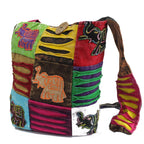 Ethnic Sling Bag - Chocolate Elephant Print – view 3