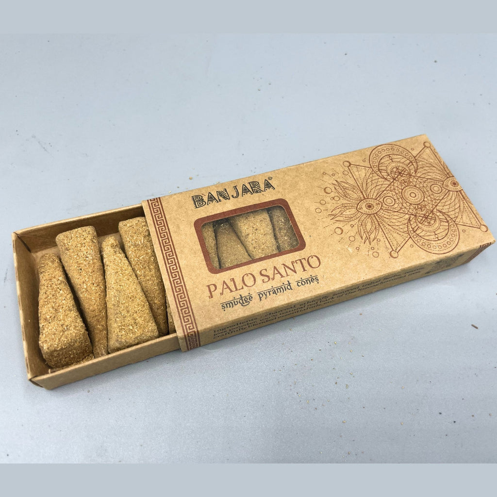 Banjara Palo Santo Smudge Pyramid Cones - Pack of 10 – view 7