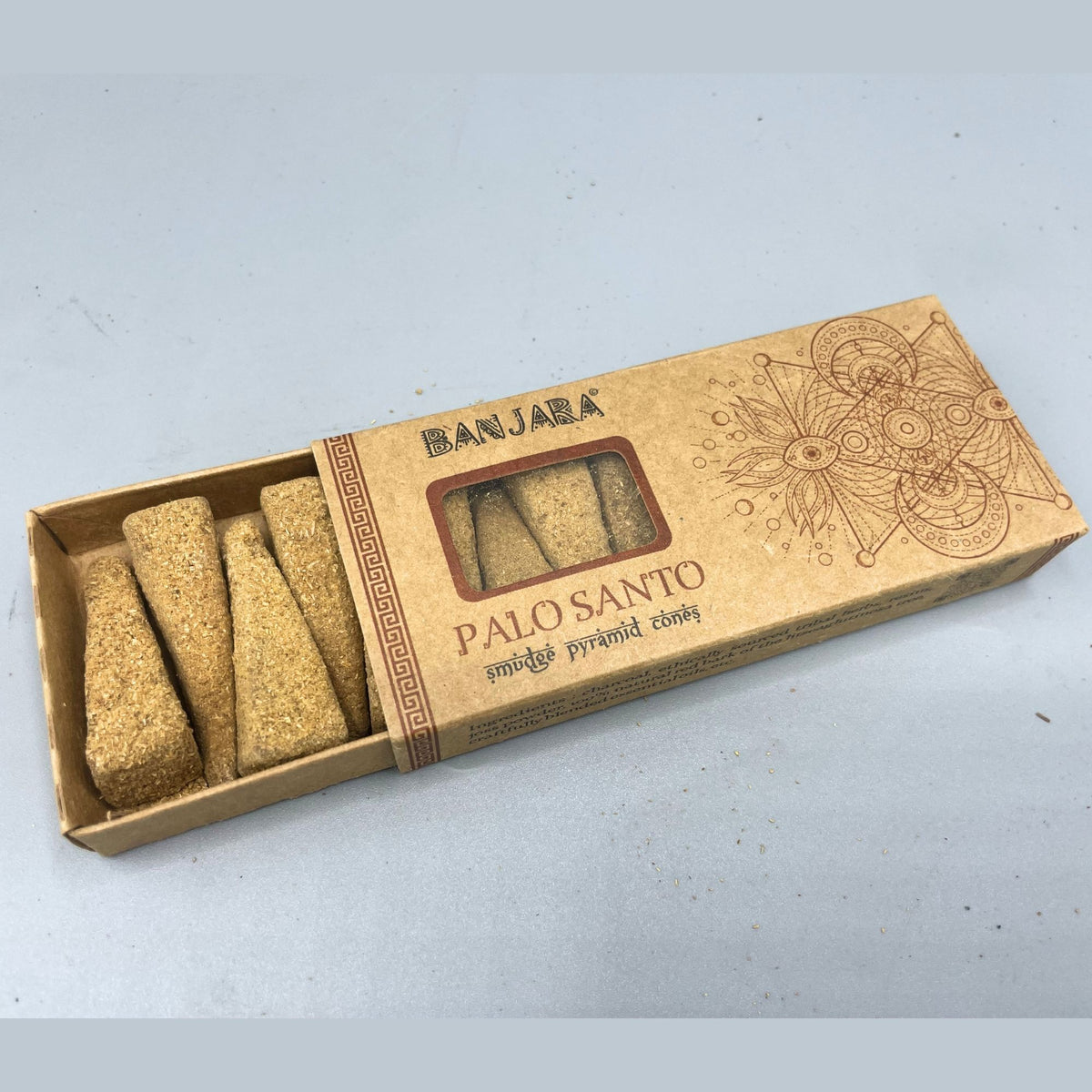 Banjara Palo Santo Smudge Pyramid Cones - Pack of 10 – view 7