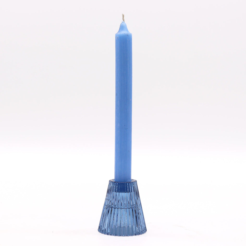 Set of 2 Flip Tealight Holders - Royal Blue – view 3