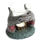 Antique Buddha Offering Hands Oil Burner – view 4