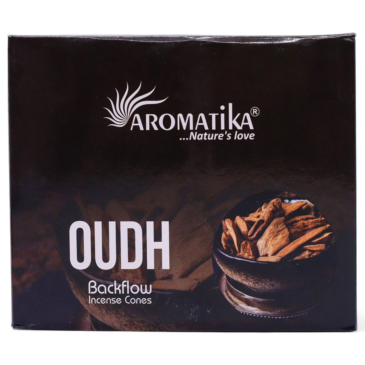 Aromatika Oudh Backflow Incense Cones Pack of 10 – view 2