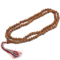 108 Bead Rudraksha Mala Bracelet - Natural