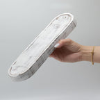 Large Incense Tray 30x10cm - Classic Whitewash – view 2