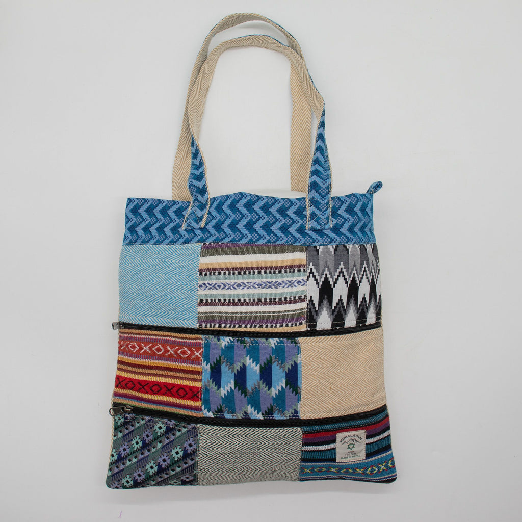Patchwork Kathmandu Tote Bag - Dhaka Design (37x38cm) – view 11