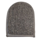 Bamboo & Linen Bath Mitt - Charcoal – view 2