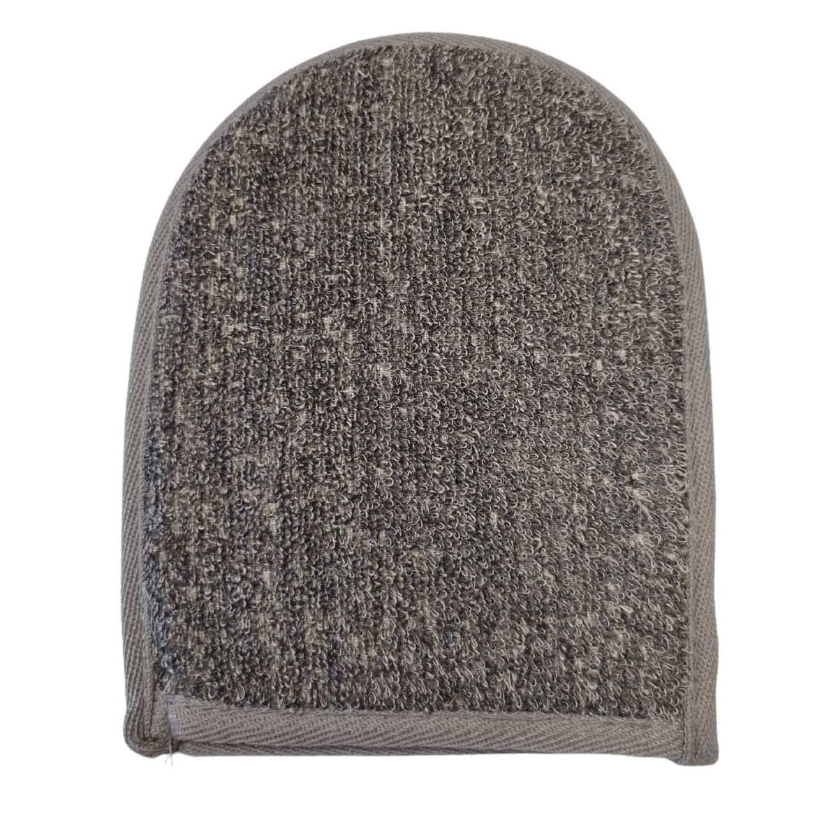 Bamboo & Linen Bath Mitt - Charcoal – view 2