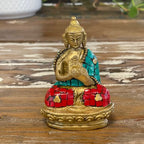 Brass Buddha Figure - Hands Up - 7.5 cm – view 2