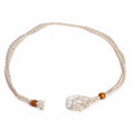 Waxed Cotton Necklace Cord 45cm - Natural