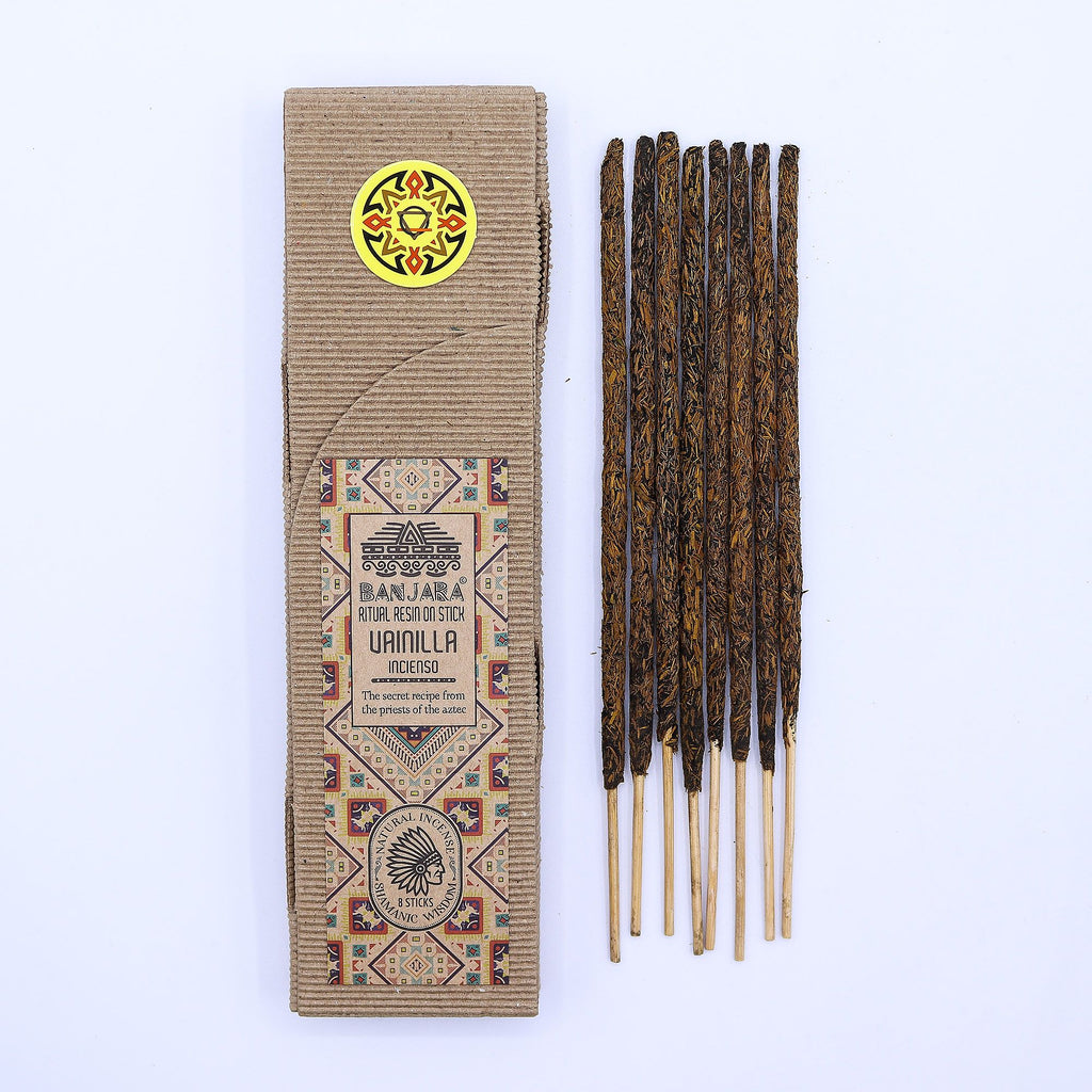 Vanilla Ritual Resin Incense Sticks, Pack of 8