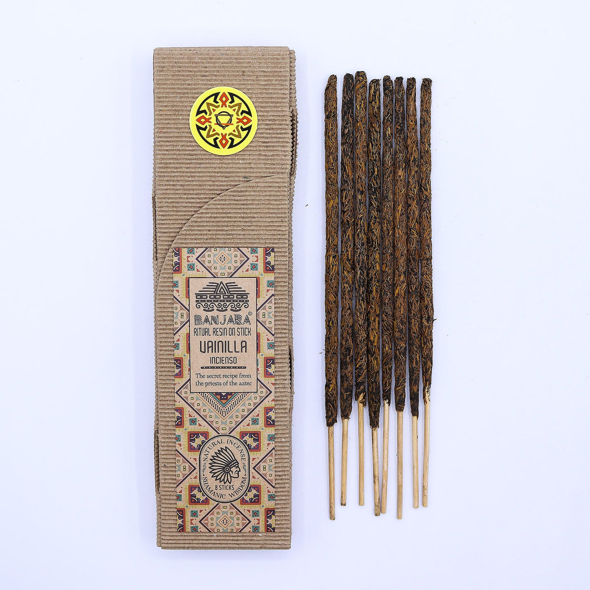 Vanilla Ritual Resin Incense Sticks, Pack of 8
