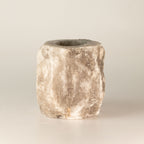 Grey Himalayan Salt Candle Holder, 600-800 g