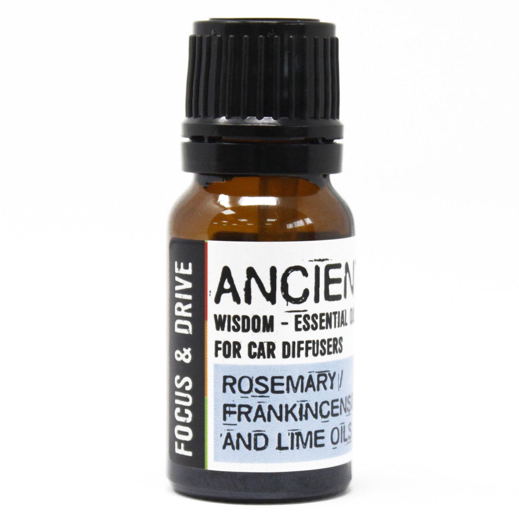 Car Diffuser Essential Oil Blend - Focus & Drive 10ml – view 3