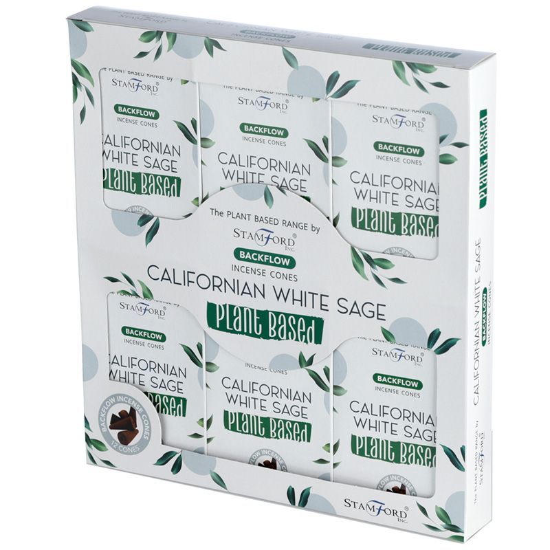 Stamford Backflow Incense Cones - Californian White Sage, 12 Pack – view 4