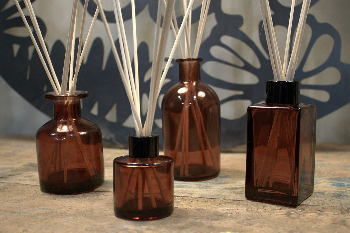 50ml Round Reed Diffuser Bottle - Amber