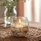 Medium Glass Jar Candle - Drawn by Flame – view 2