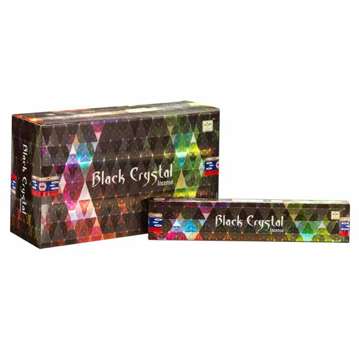 Satya Black Crystal Incense Sticks 15g – view 2