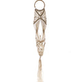 Macrame Plant Hanger with Rattan Hoop, 100cm