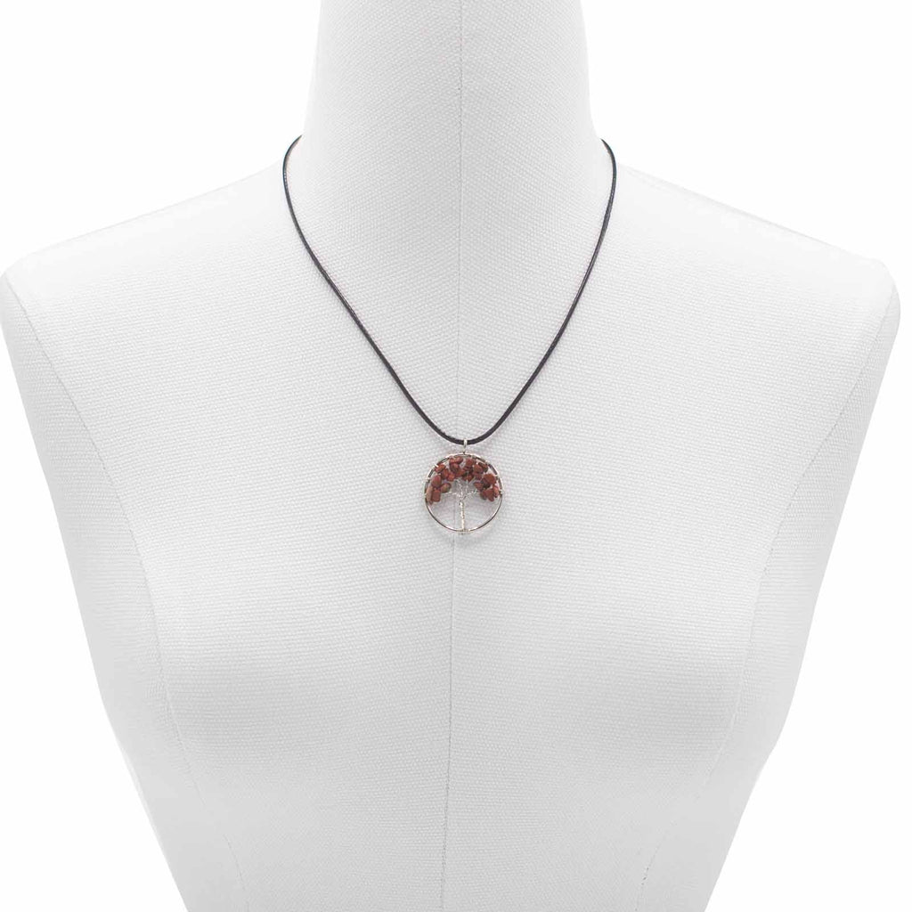 Tree of Life Pendant - Red Jasper – view 5