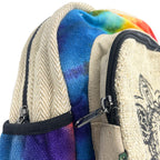 Tie-Dye Hemp Medium Backpack - 7 Chakra – view 2
