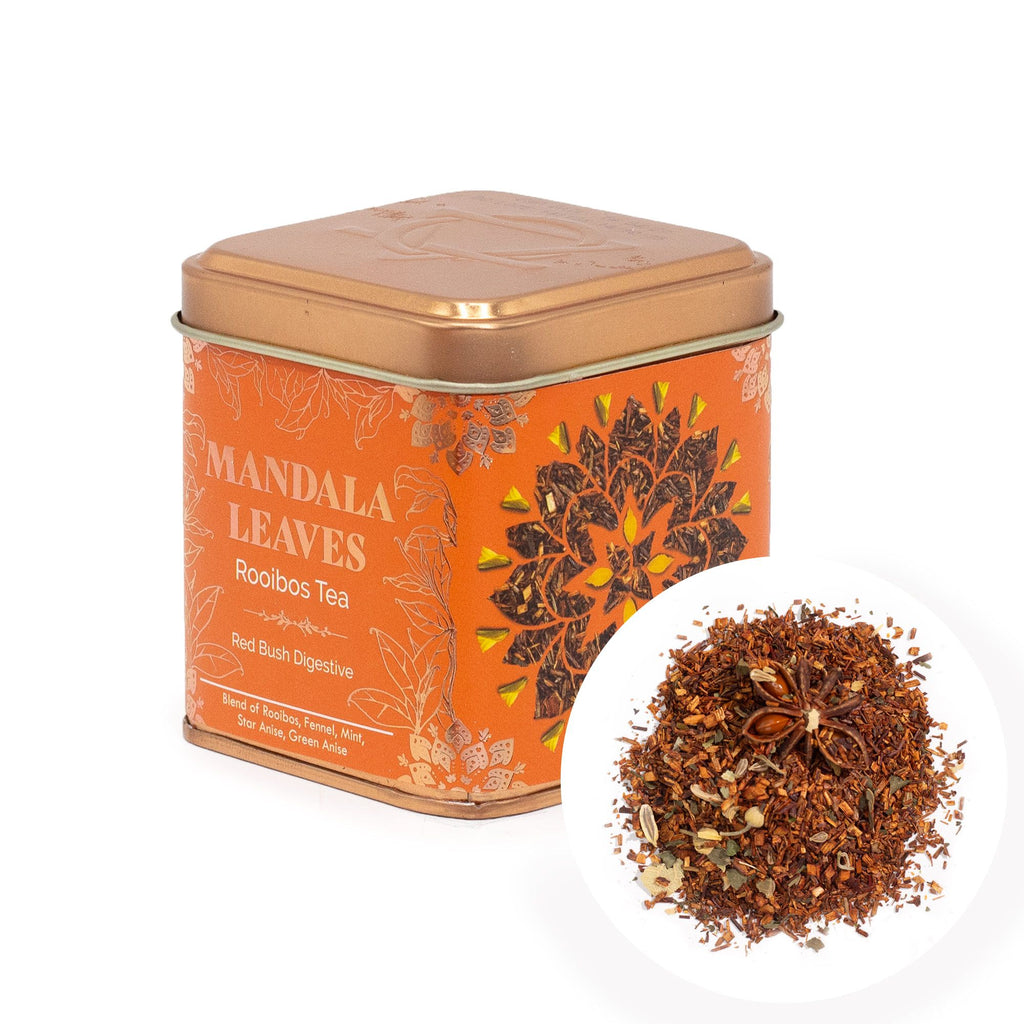 Red Bush Digestive Rooibos Fennel Tea Tin 50g
