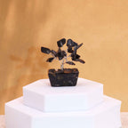 Mini Gemstone Tree on Orgonite Base, Black Agate