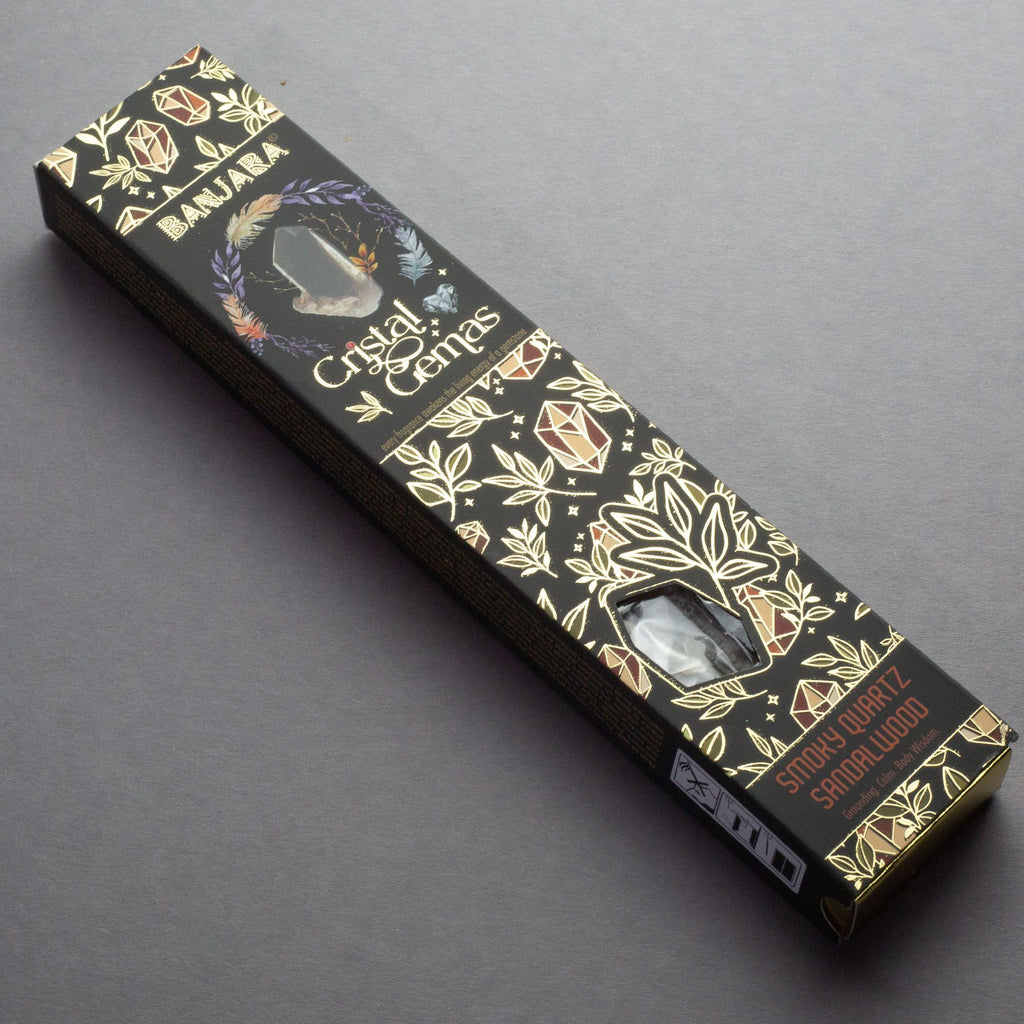 Banjara Crystal Gemas Incense Sticks - Smoky Quartz Sandalwood – view 5