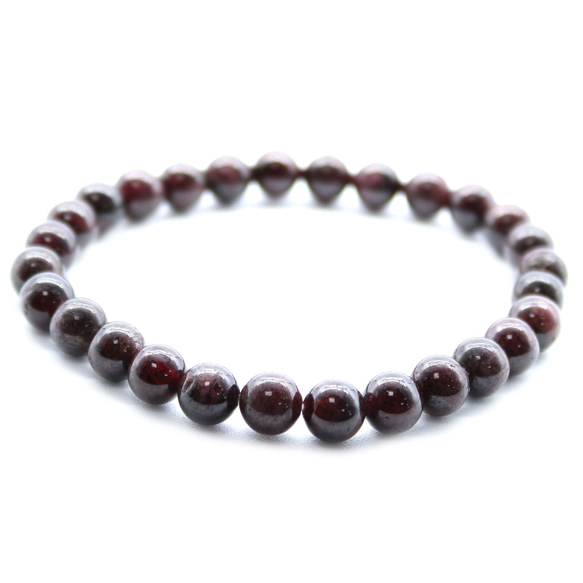 Power Bracelet - Blood Garnet Beads 8mm – view 5