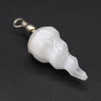 Selenite Spiral Pendant – view 3