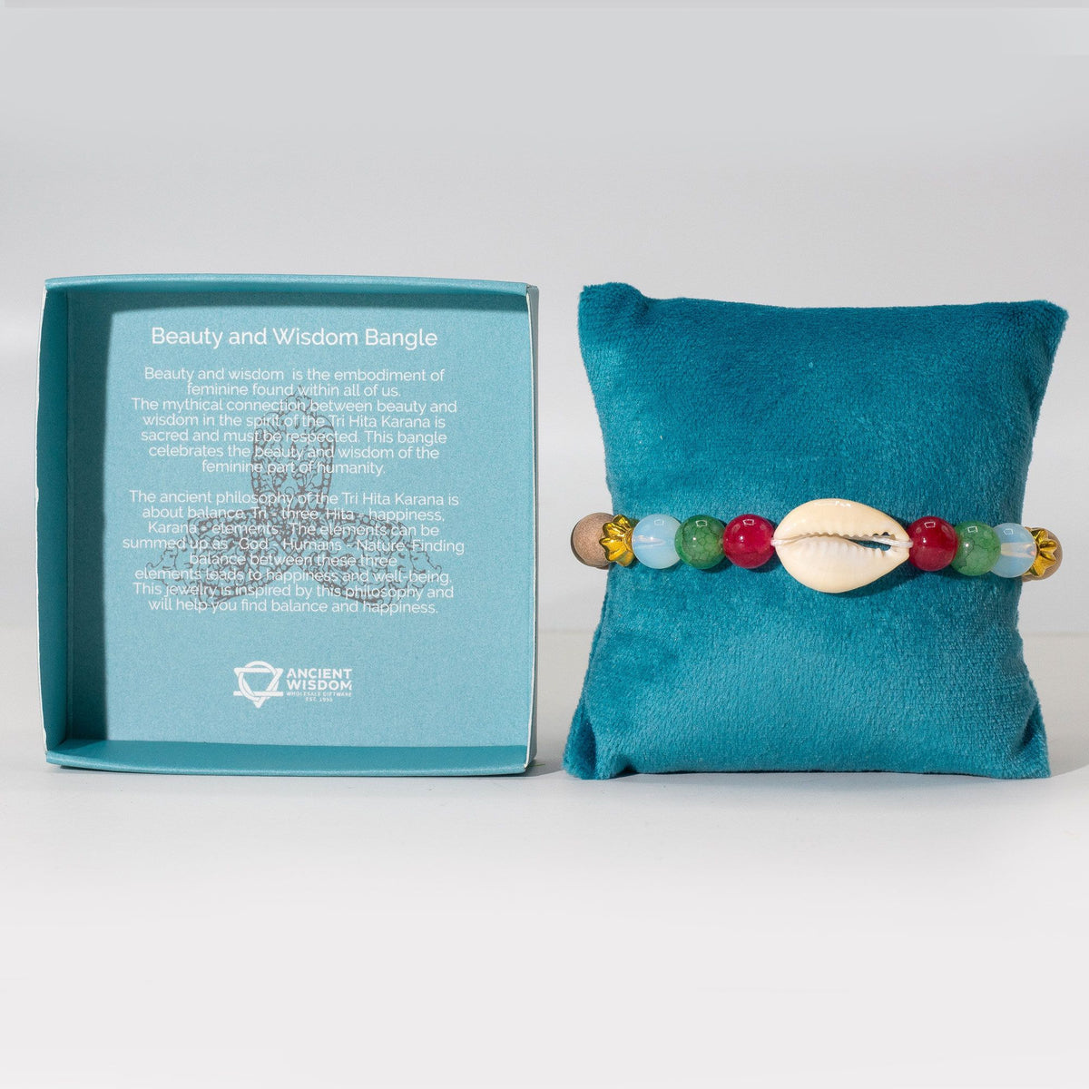 Tri Hita Karana Bangle - Beauty & Wisdom, Bali Bracelet – view 4