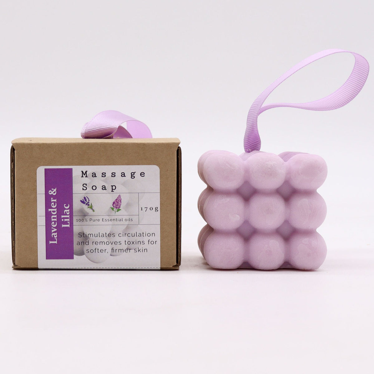 Boxed Massage Soap - Lavender & Lilac