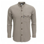 Nomad Sari Grandad Shirt - Grey Stone - XL – view 3