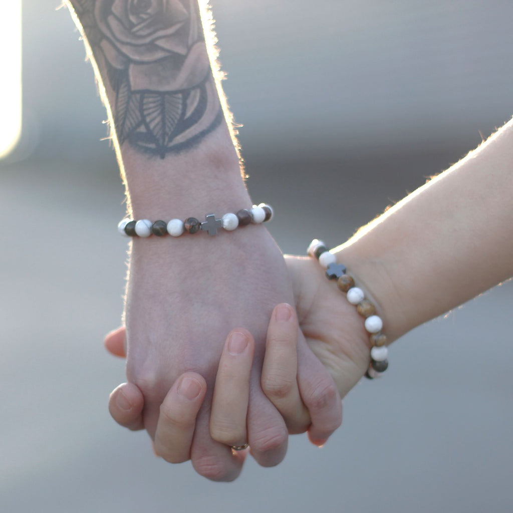 Support Friendship Bracelet Set - Sodalite & Picture Stone – view 11