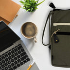 Canvas Large Laptop Pouch in Olive 30x40cm – view 6