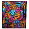 Double Cotton Bedspread & Wall Hanging - Circle of Ages 230x200cm