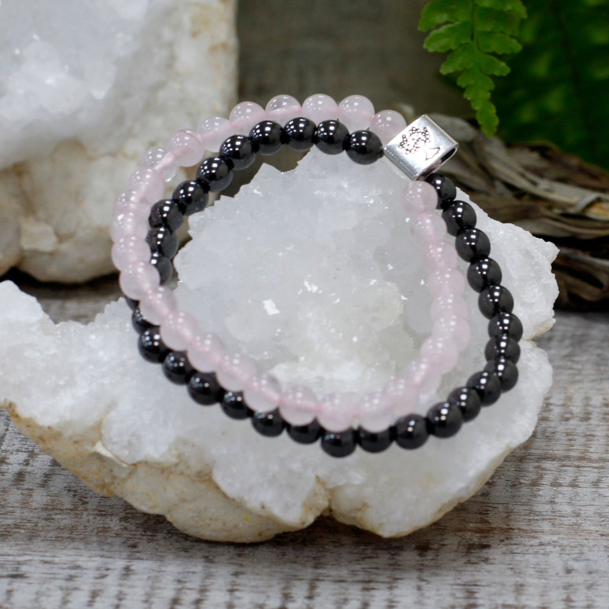 Magnetic Gemstone Bracelet - Rose Quartz – view 5