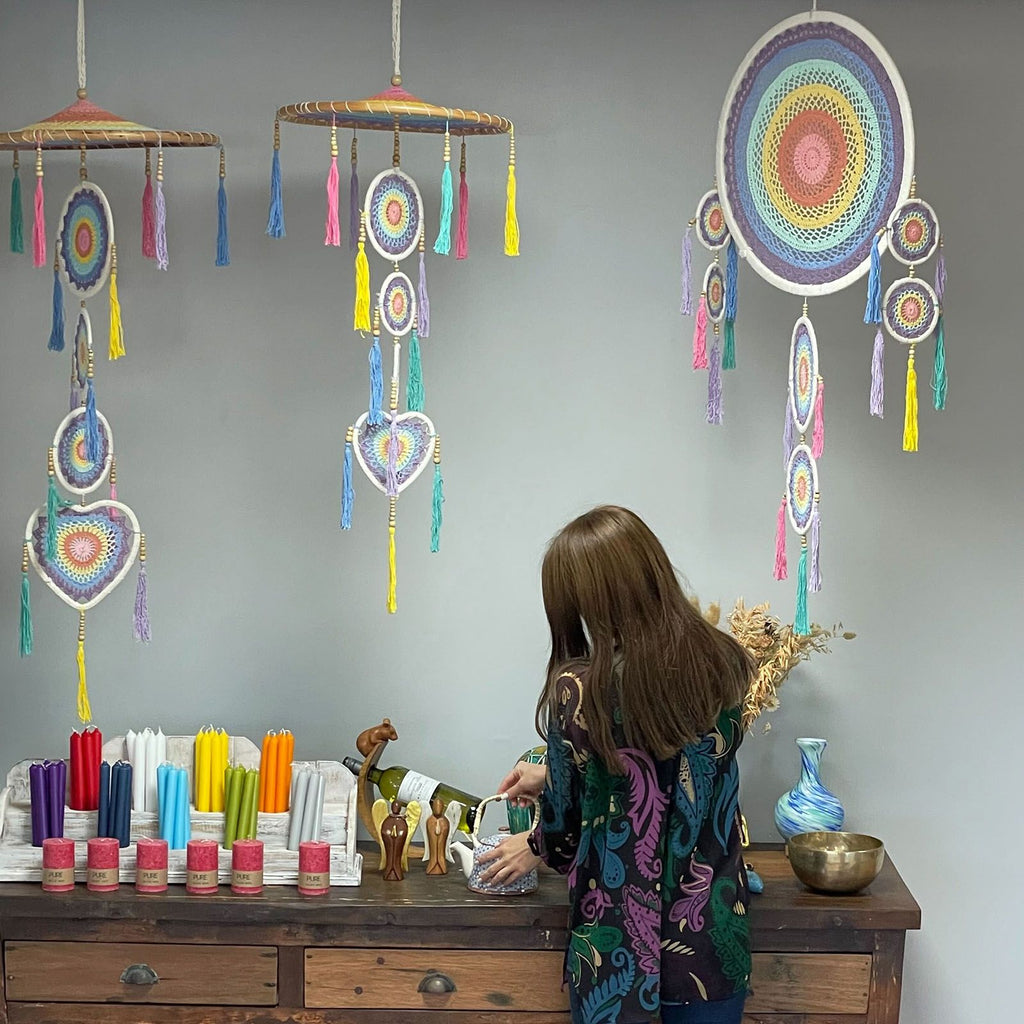 Rainbow Dreamcatcher 120 cm - Pastel