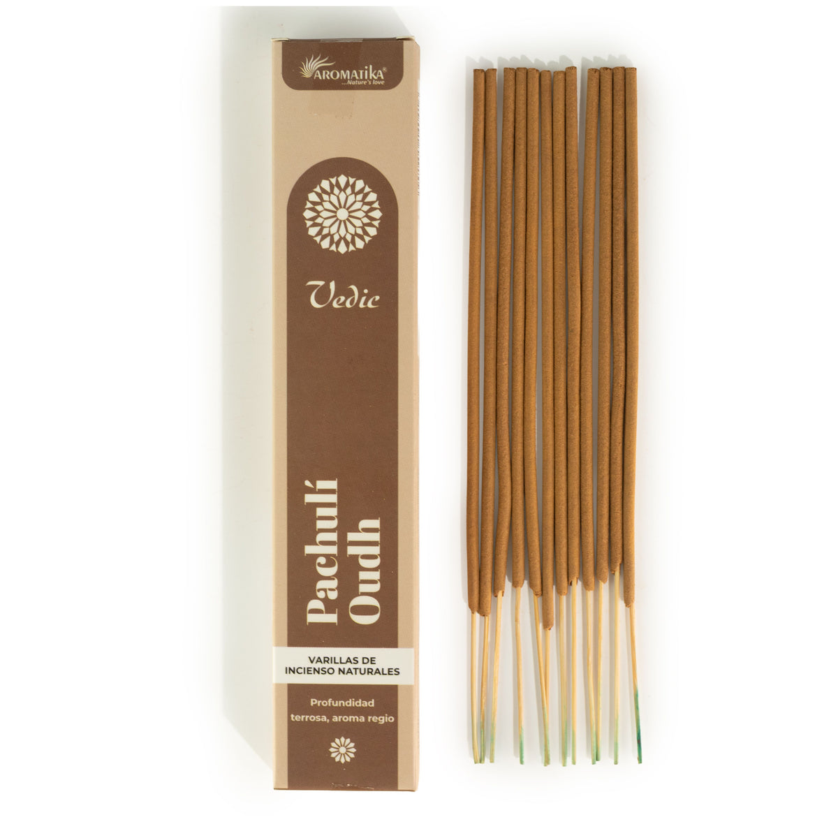 Aromatika Patchouli Oudh Vedic Incense Sticks Pack of 12 – view 2