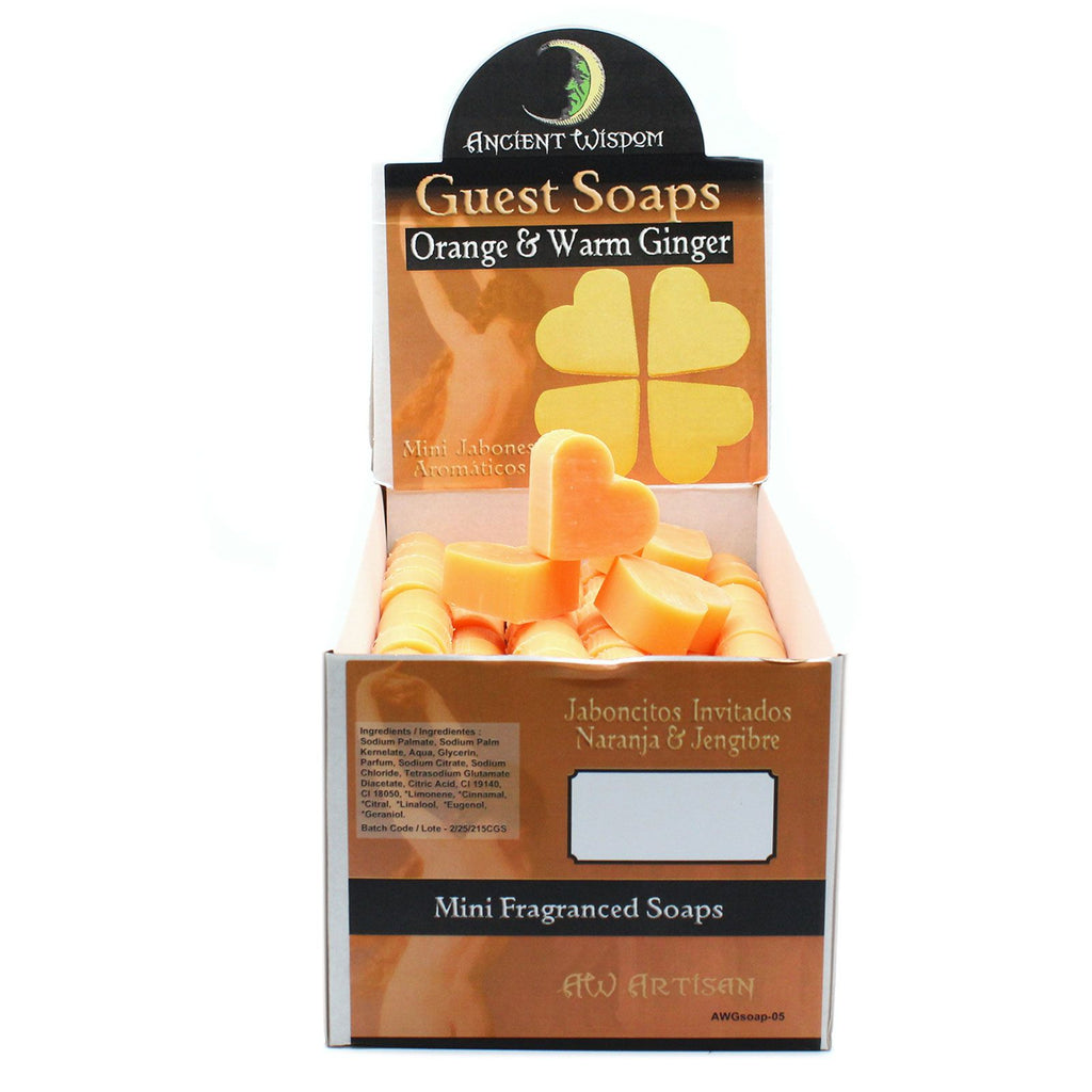 Heart Guest Soaps - Orange & Warm Ginger - Pack of 10 – view 5