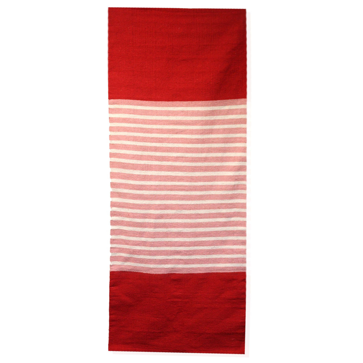 Indian Cotton Rug - Red/Pink - 70x173cm – view 6