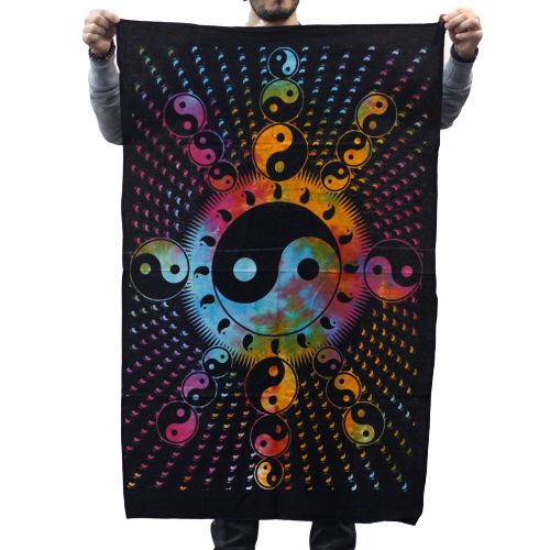 Cotton Wall Art (78x112cm) - Yin Yang