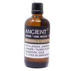 Warm & Uplifting Massage Oil with Lemon, Juniper & Ginger - 100ml