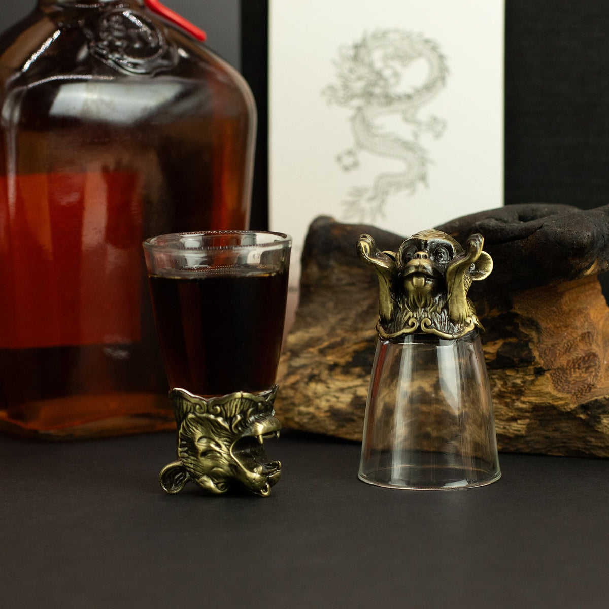 Chinese Zodiac Shot Glasses, Set of 12 - 25 ml – view 7