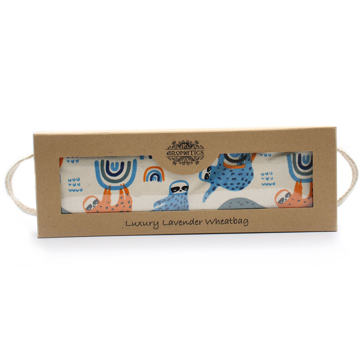 Lavender Wheat Bag Gift Box - Lazy Sloth Print – view 8